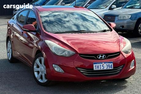 Red 2013 Hyundai Elantra Sedan Premium