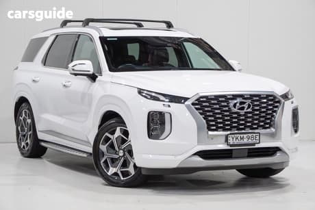 White 2022 Hyundai Palisade Wagon Highlander (7 Seat)