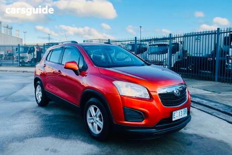 Orange 2016 Holden Trax Wagon Ls