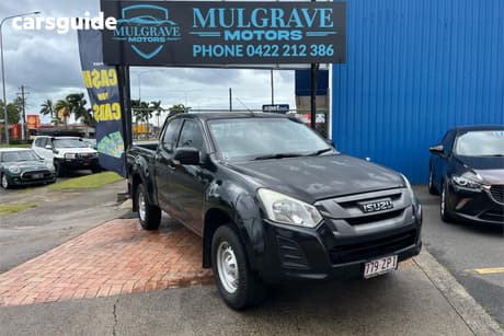 Black 2019 Isuzu D-MAX Space Cab Utility Sx Hi-Ride (4X2)