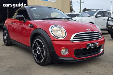 Red 2014 Mini Coupe Coupe Cooper