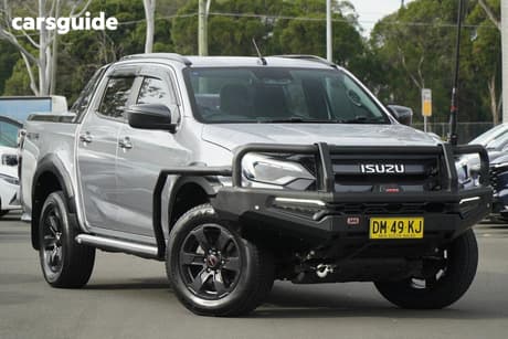 Silver 2024 Isuzu D-MAX Crew Cab Utility X-Terrain (4X4)