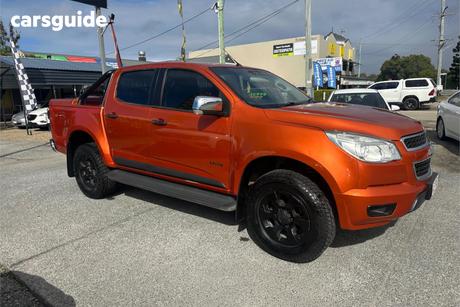 Orange 2014 Holden Colorado Crew Cab Pickup Ltz (4X4)