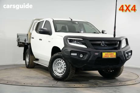 White 2020 Mitsubishi Triton Double Cab Pick Up Glx Adas (4X4)