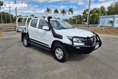 White 2018 Holden Colorado Crew Cab Chassis Ls (4X4)