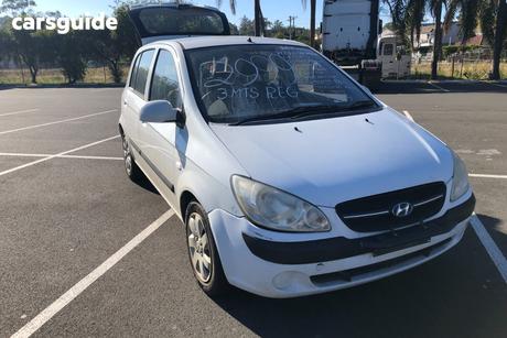White 2010 Hyundai Getz Hatchback S