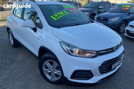 White 2017 Holden Trax Wagon Ls