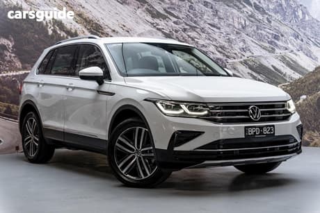 White 2021 Volkswagen Tiguan Wagon 147 Tdi Elegance