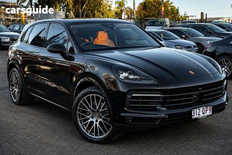 Black 2022 Porsche Cayenne SUV PLATINUM EDITION 9YA MY23