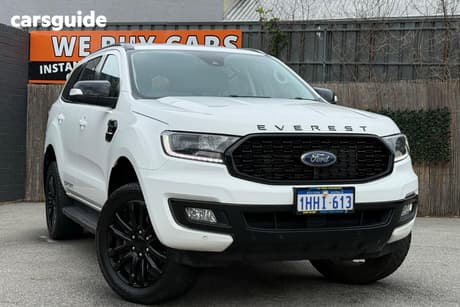 White 2021 Ford Everest Wagon Sport (4Wd)