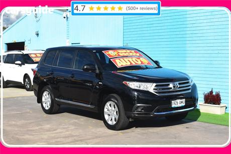 Black 2013 Toyota Kluger Wagon Kx-R (Fwd) 5 Seat