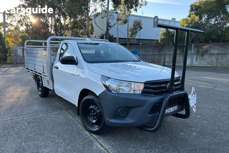 White 2023 Toyota Hilux Cab Chassis Workmate (4X2)