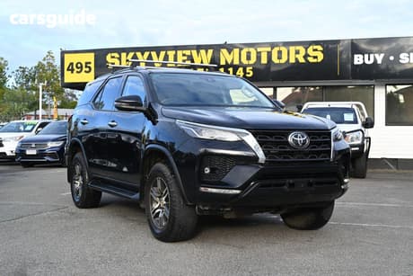 Black 2021 Toyota Fortuner Wagon Gxl