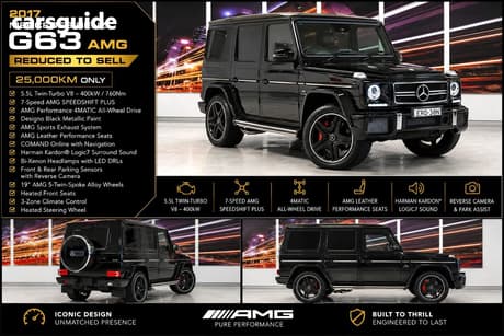 Black 2017 Mercedes-Benz G63 Wagon Exclusive Edition
