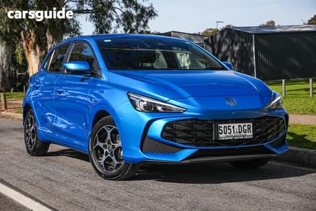 Blue 2025 MG MG3 Hatchback Essence Hybrid+