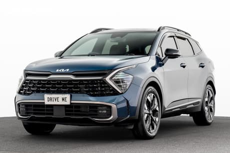 Blue 2022 Kia Sportage Wagon Gt-Line (Awd)