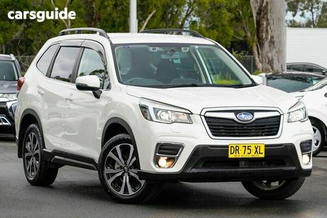 White 2019 Subaru Forester Wagon 2.5I Premium (Awd)