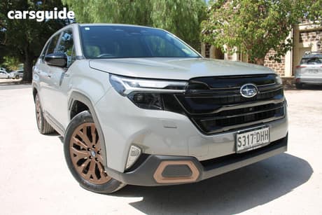 Grey 2025 Subaru Forester Wagon Hybrid Sport (Awd)