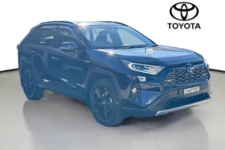Blue 2021 Toyota RAV4 Wagon Cruiser (Awd) Hybrid