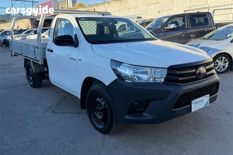 White 2021 Toyota Hilux Cab Chassis Workmate
