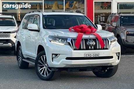 White 2021 Toyota Landcruiser Prado Wagon Kakadu