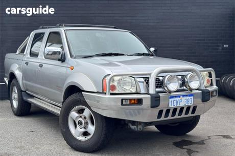 Silver 2006 Nissan Navara Dual Cab Pick-up St-R (4X4)