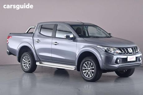 Grey 2017 Mitsubishi Triton Dual Cab Utility Gls (4X4)