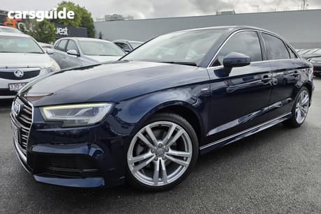 Blue 2019 Audi A3 Sedan 40 Tfsi Qtr (2.0 Qtr Tfsi)