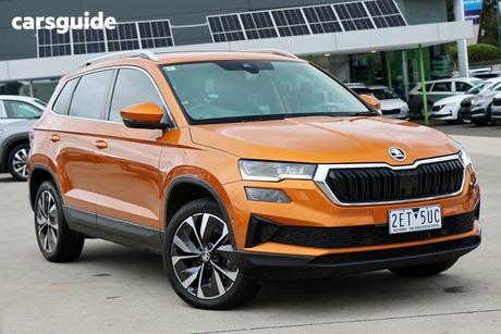 Orange 2022 Skoda Karoq Wagon Style
