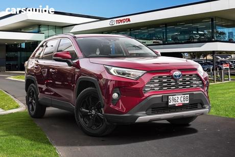 Red 2019 Toyota RAV4 Wagon Cruiser 2Wd Hybrid