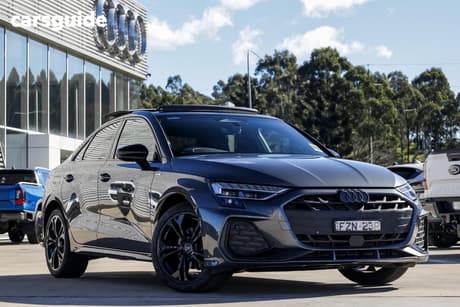 Grey 2026 Audi A3 Sedan Tfsi Quattro 150Kw S Line