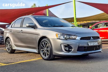 Grey 2017 Mitsubishi Lancer Sedan Es Sport