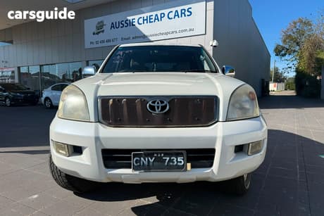 White 2008 Toyota Landcruiser Prado Wagon Grande (4X4)