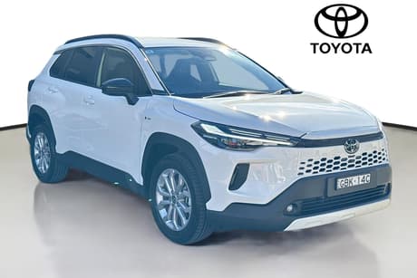 White 2026 Toyota Corolla Cross Wagon Gxl 2Wd Hybrid