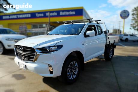 White 2024 Mazda BT-50 Freestyle Cab Chassis Xt (4X4)