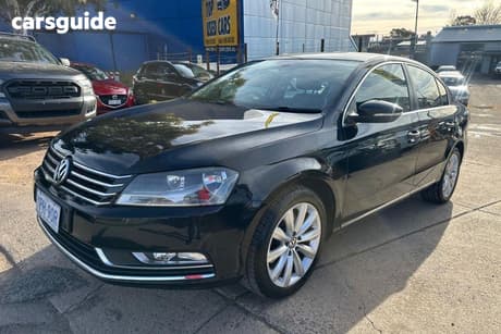 Black 2014 Volkswagen Passat Sedan 118 Tsi