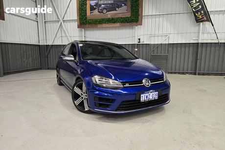 Blue 2016 Volkswagen Golf Hatchback R
