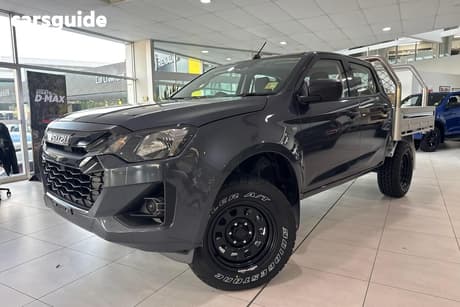 Grey 2026 Isuzu D-MAX Crew Cab Chassis Sx (4X4)