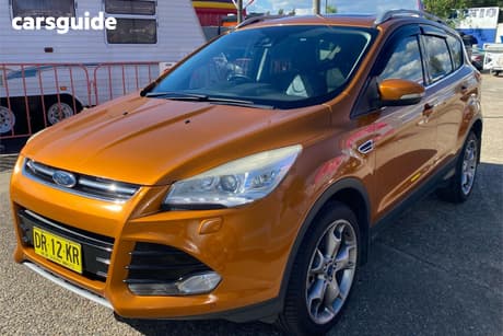 Orange 2016 Ford Kuga Wagon Titanium (Awd)