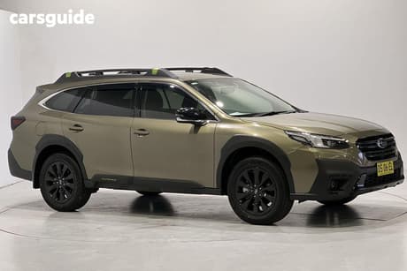 Green 2023 Subaru Outback Wagon Awd Sport Xt