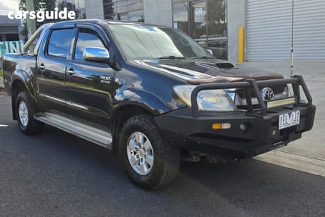 Black 2010 Toyota Hilux Dual Cab Pick-up Sr5 (4X4)