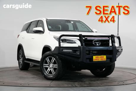 White 2021 Toyota Fortuner Wagon Gx