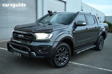 Grey 2020 Ford Ranger Double Cab Pick Up Wildtrak X (4X4)
