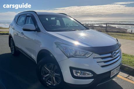 White 2014 Hyundai Santa FE Wagon Active Crdi (4X4)
