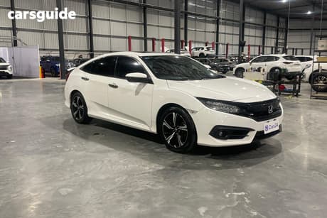 White 2016 Honda Civic Sedan Rs