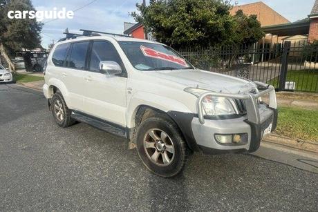 White 2007 Toyota Landcruiser Prado Wagon Vx (4X4)