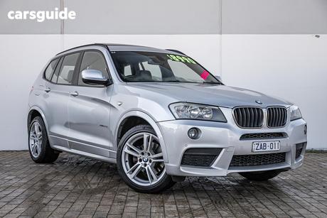 Silver 2011 BMW X3 Wagon Xdrive 20D