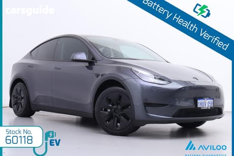 Grey 2023 Tesla Model Y Wagon Rear-Wheel Drive