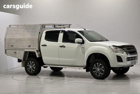 White 2020 Isuzu D-MAX Crew Cab Utility Sx Hi-Ride (4X2)
