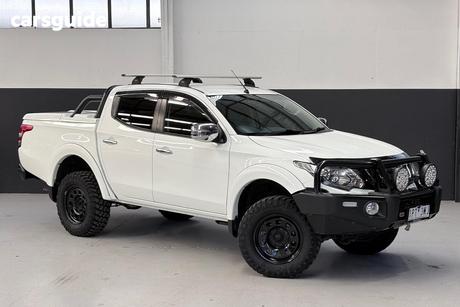 White 2018 Mitsubishi Triton Dual Cab Utility Gls (4X4)